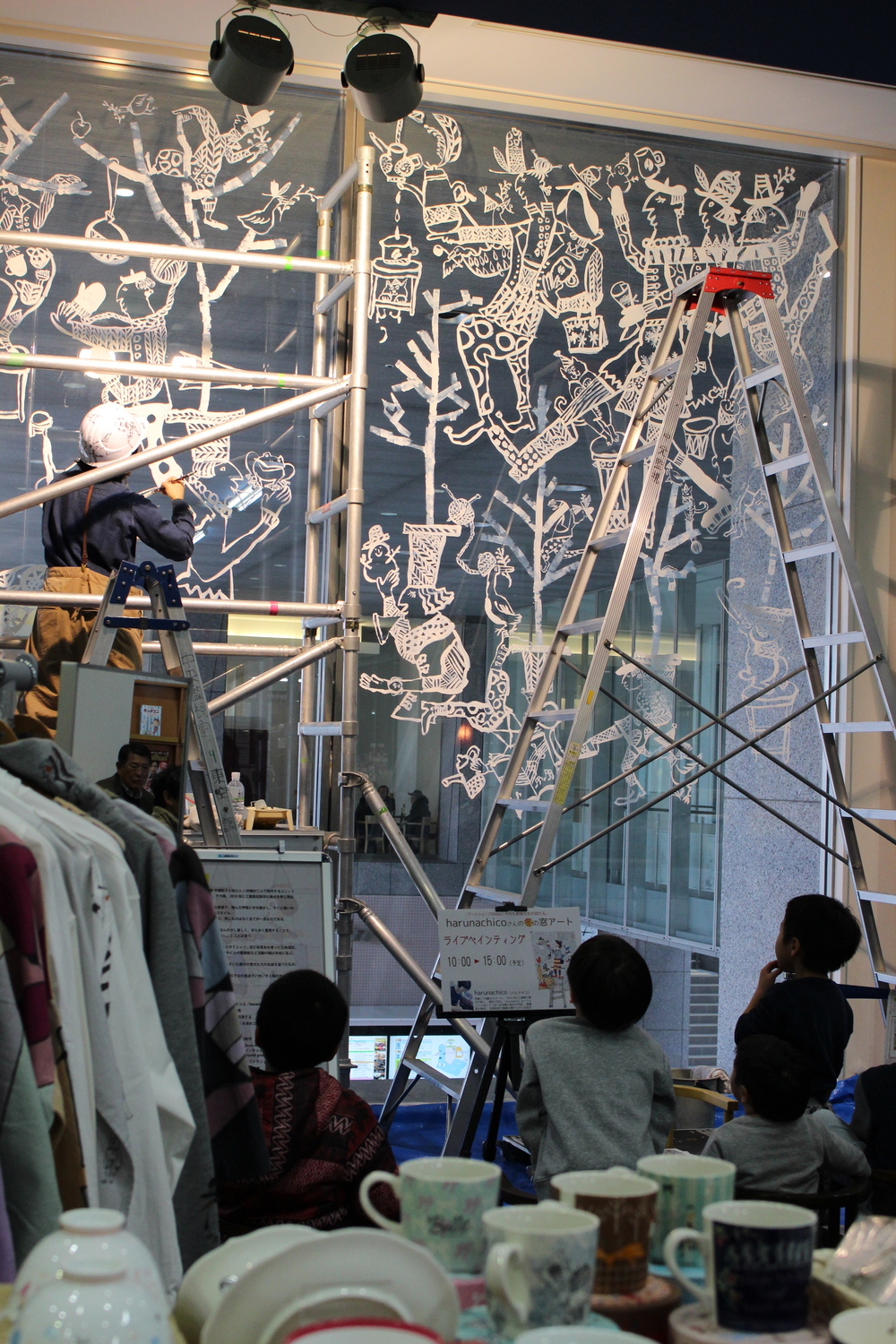 harunachicoさんの冬の窓アート」完成！|ブログ|三重県総合文化