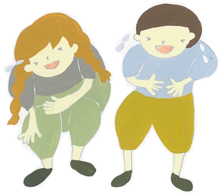 笑う子どもイラスト