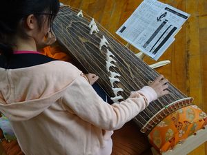 さくらの練習中。