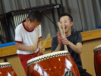 一生懸命たたきます