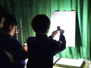 虹を再現