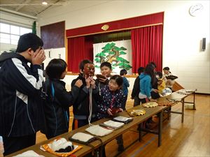 面・扇子の見学