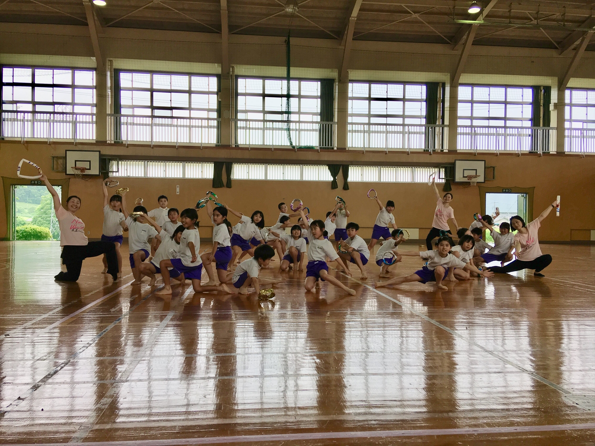 みんなで決めポーズ