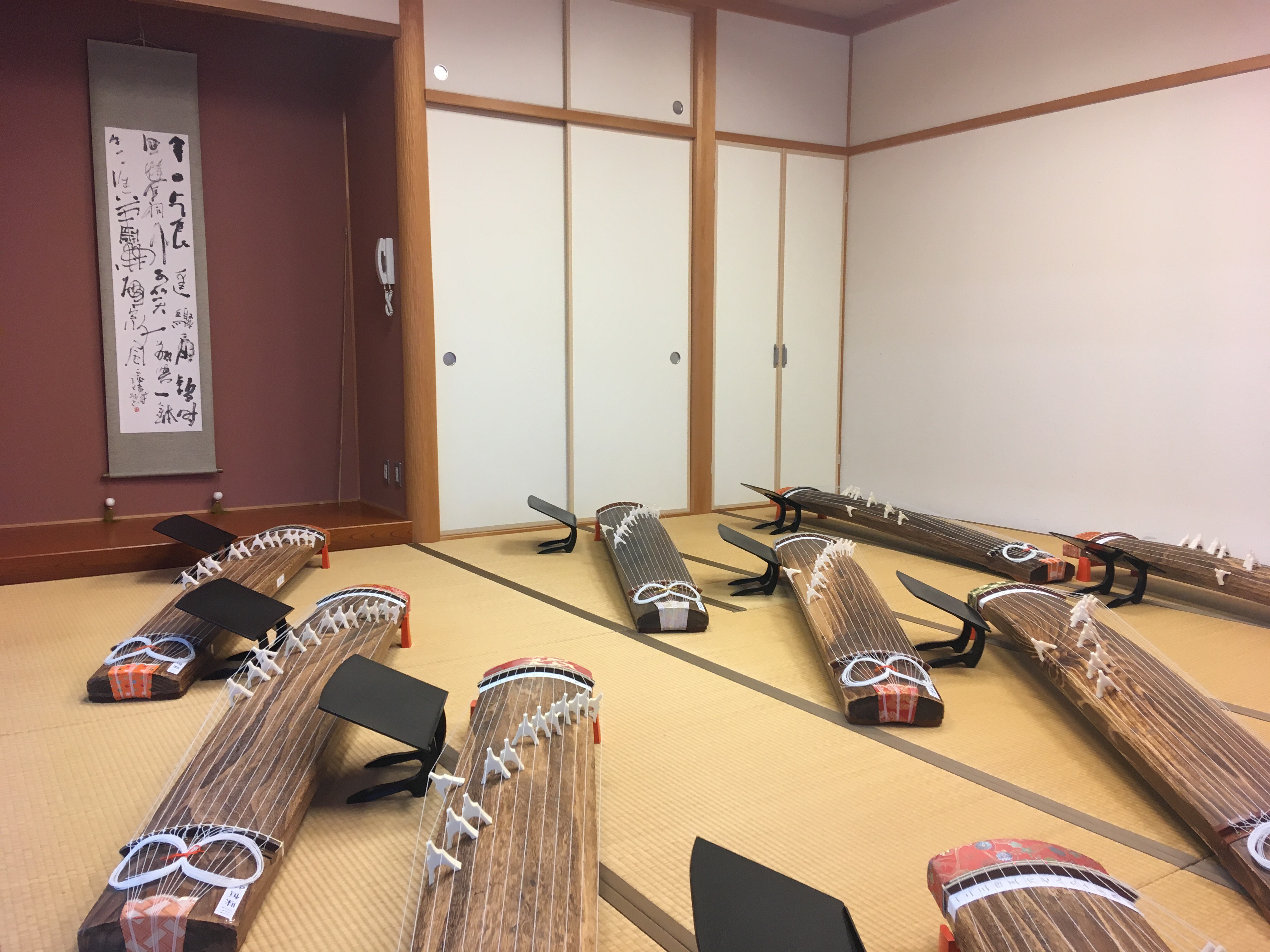 和室の掛け軸