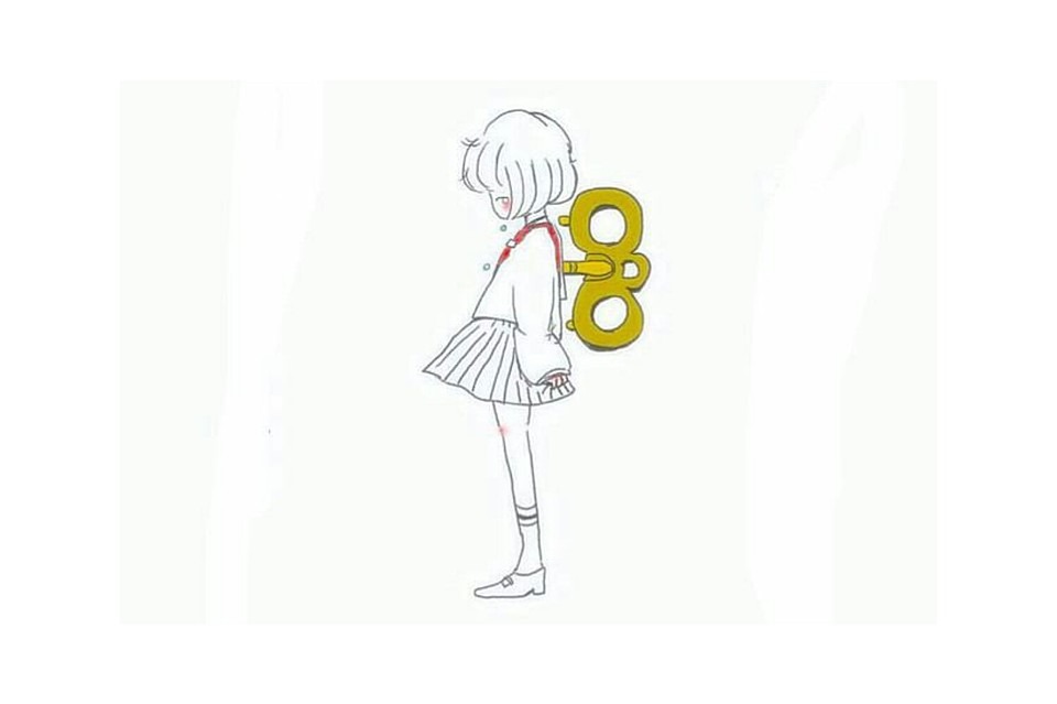 ぜんまいの女の子のイラスト