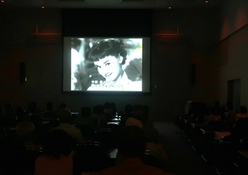 映画会の様子