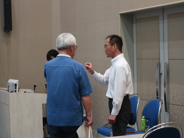終演後には質問受付