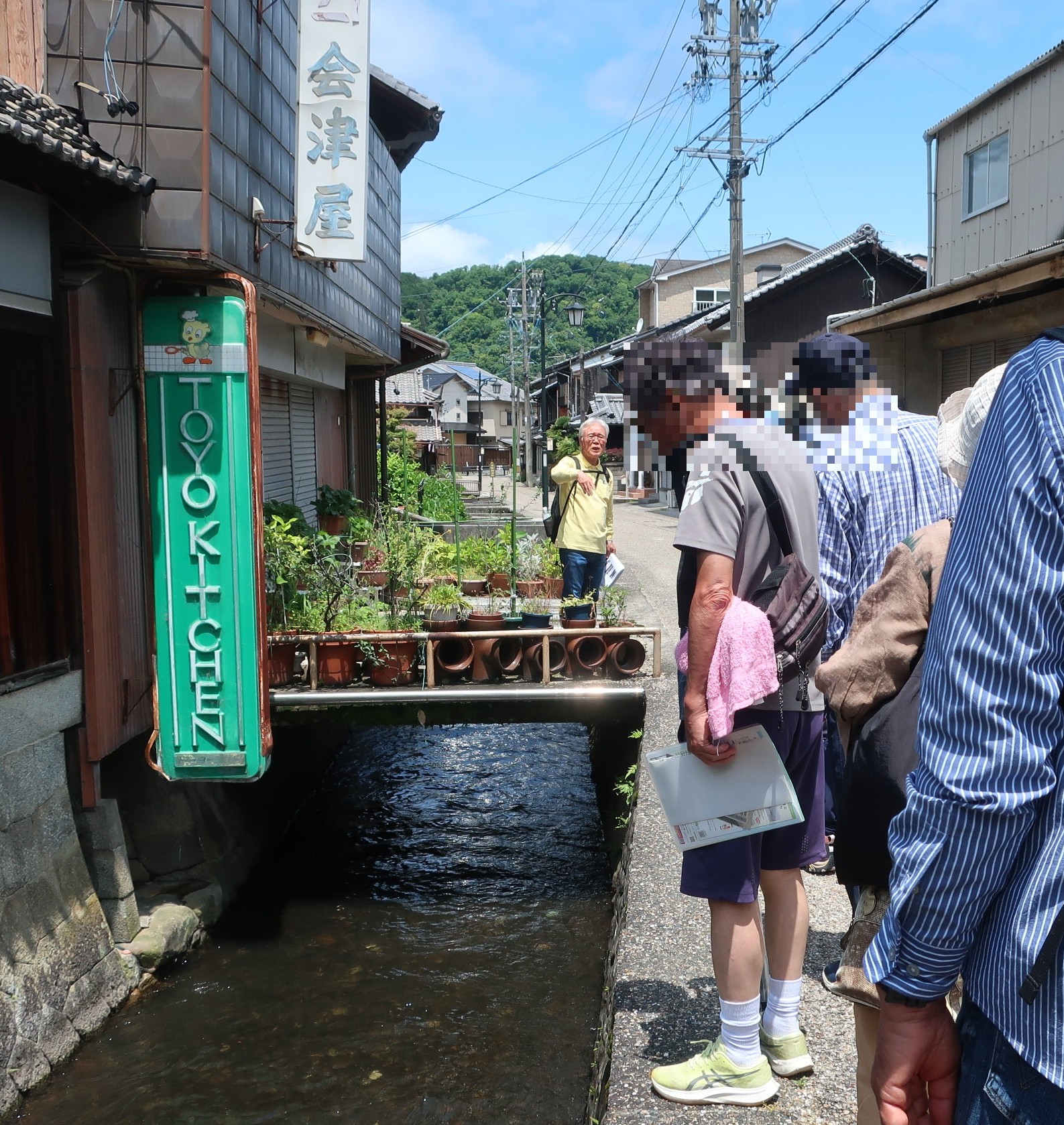 城下川（梁瀬水路）の様子