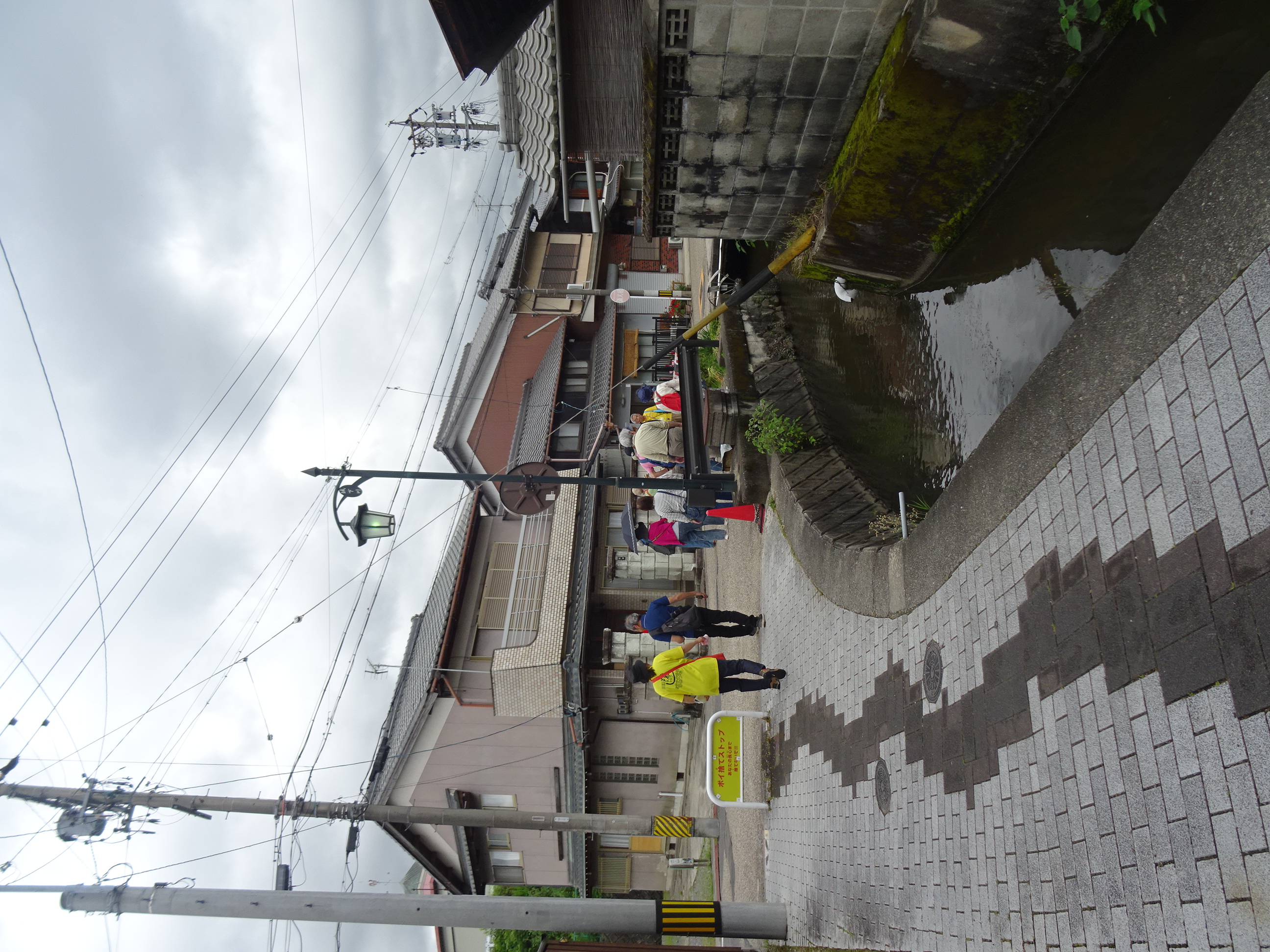 城下川（梁瀬水路）の様子