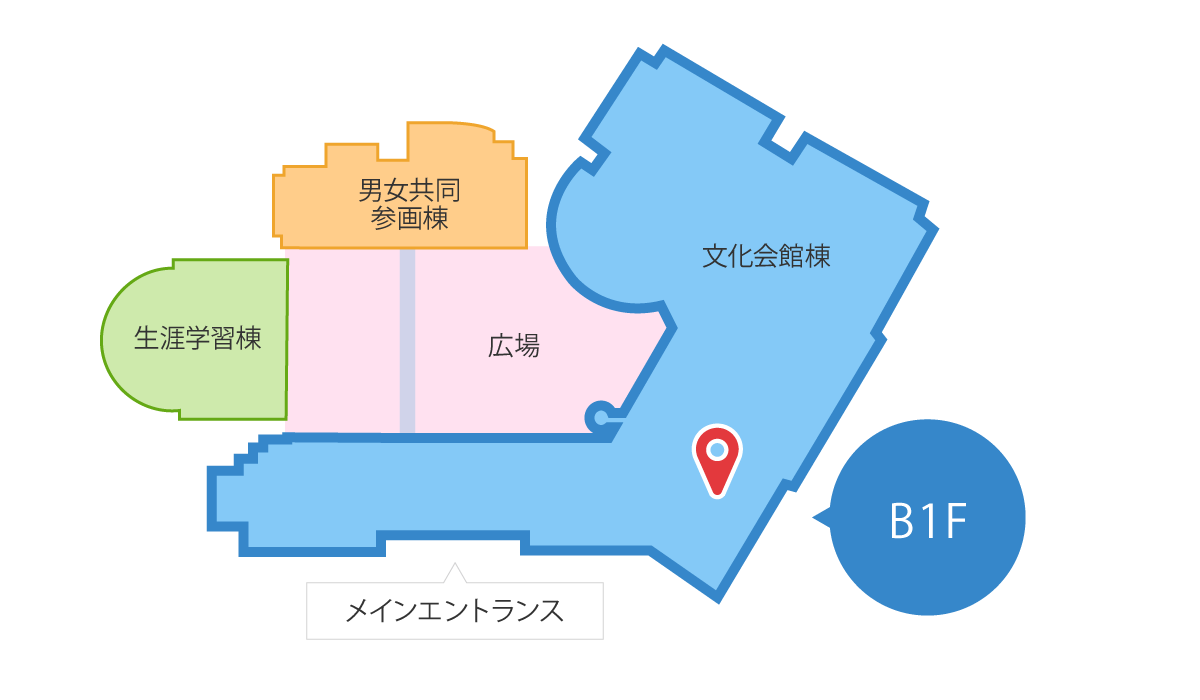 第2リハーサル室位置図