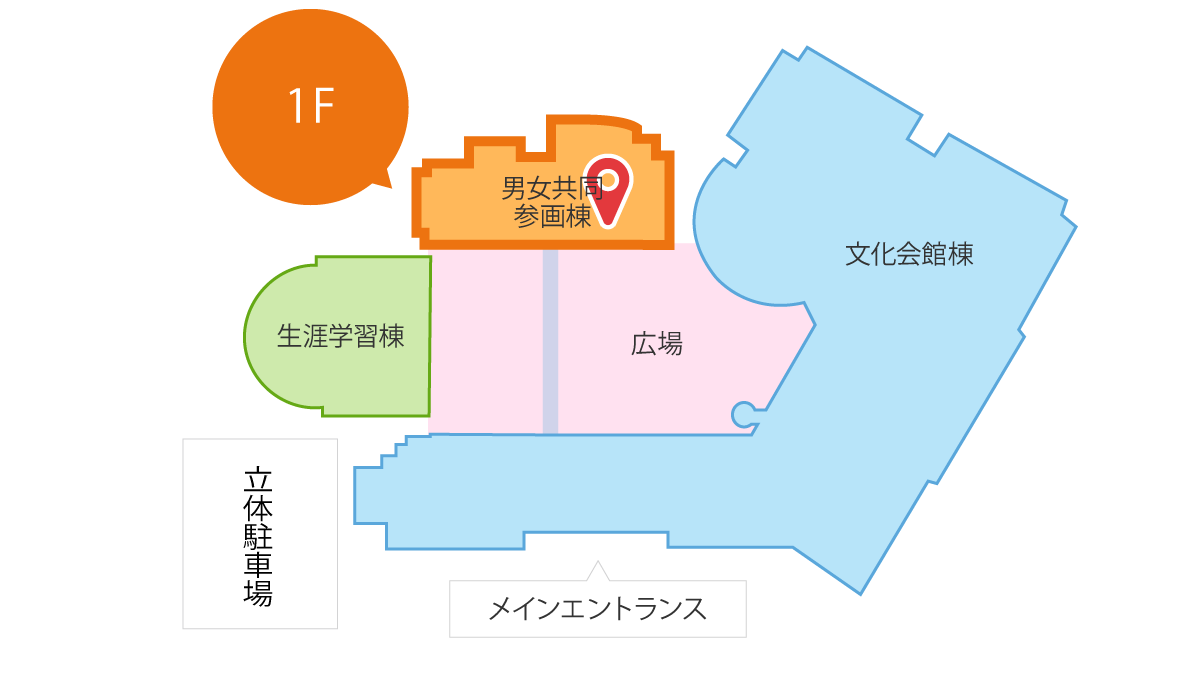 セッションルーム位置図